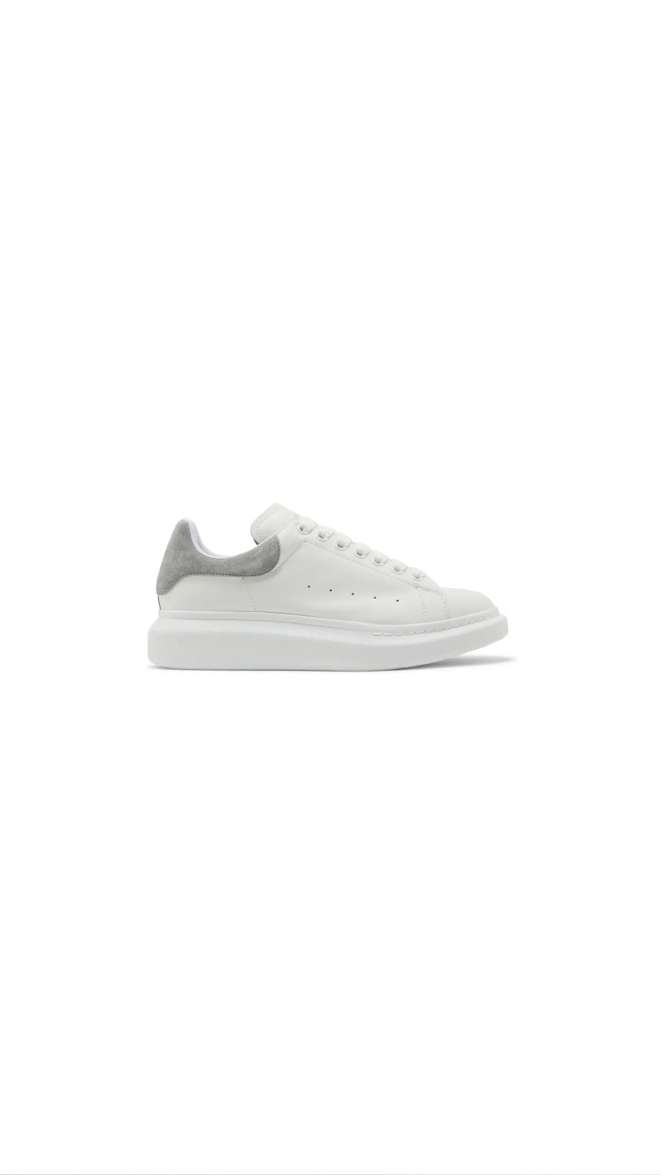 Oversized Sneaker 'White Grey Suede'