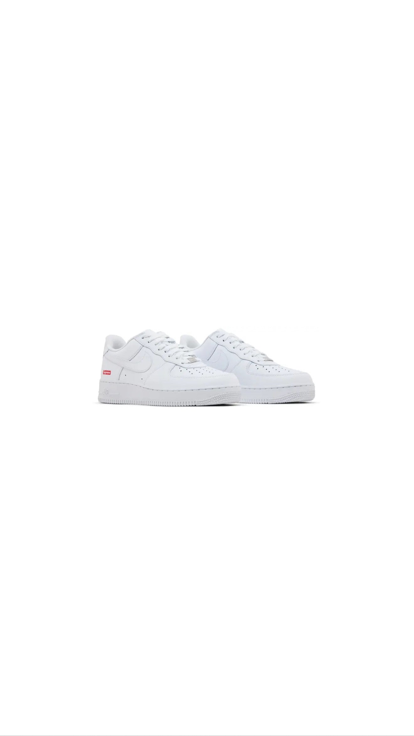 Supreme x Air Force 1 Low 'Box Logo - White'