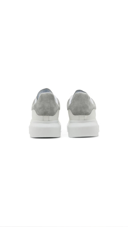 Oversized Sneaker 'White Grey Suede'