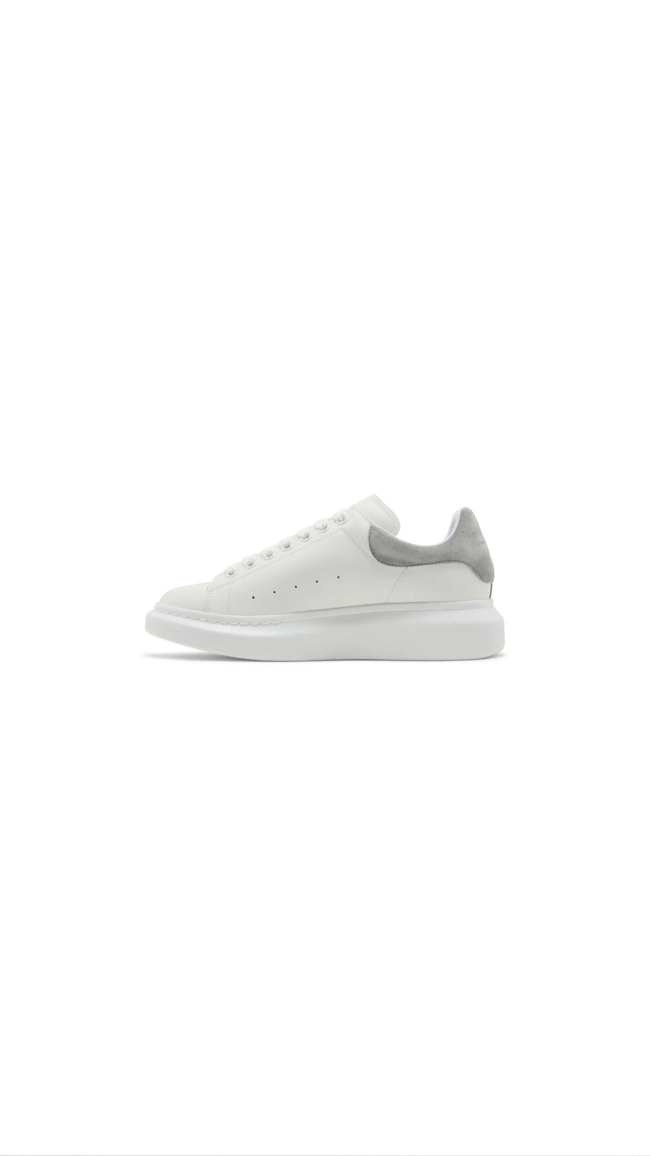Oversized Sneaker 'White Grey Suede'
