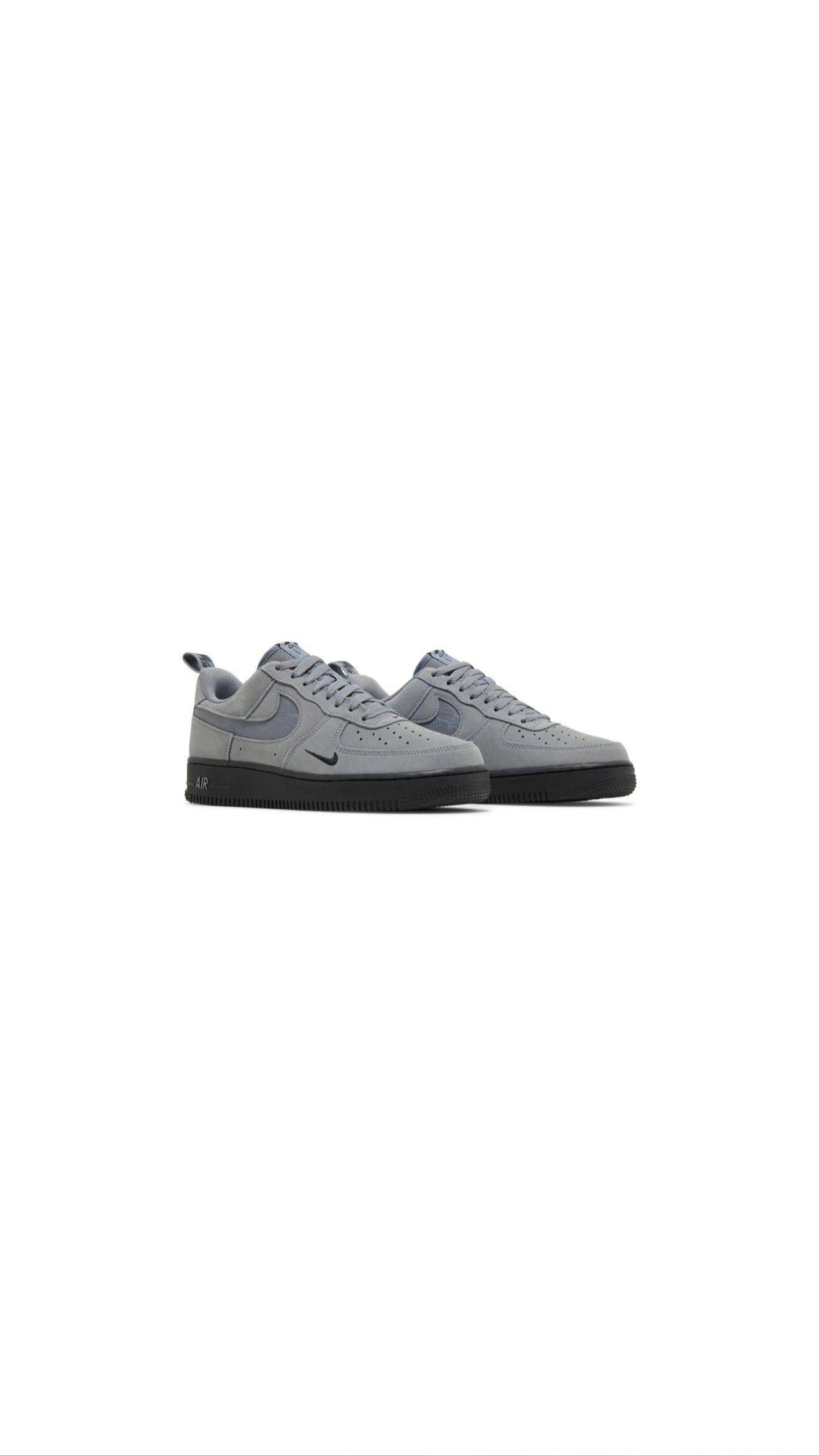 Air Force 1 '07 LV8 'Reflective Swoosh - Cool Grey'