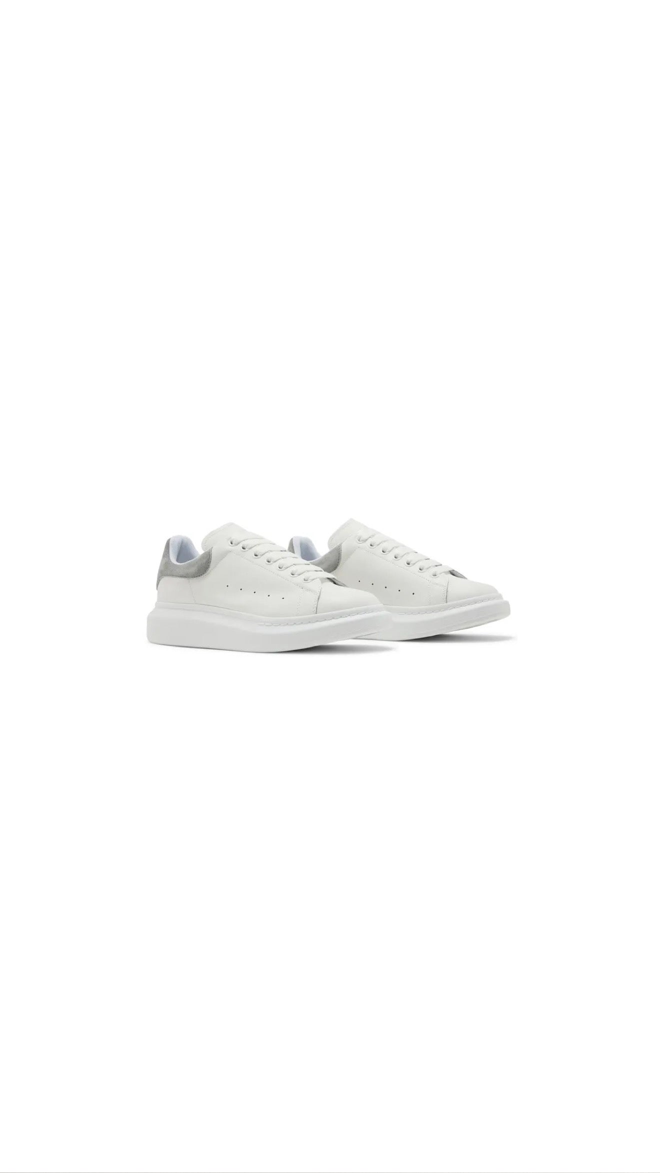 Oversized Sneaker 'White Grey Suede'