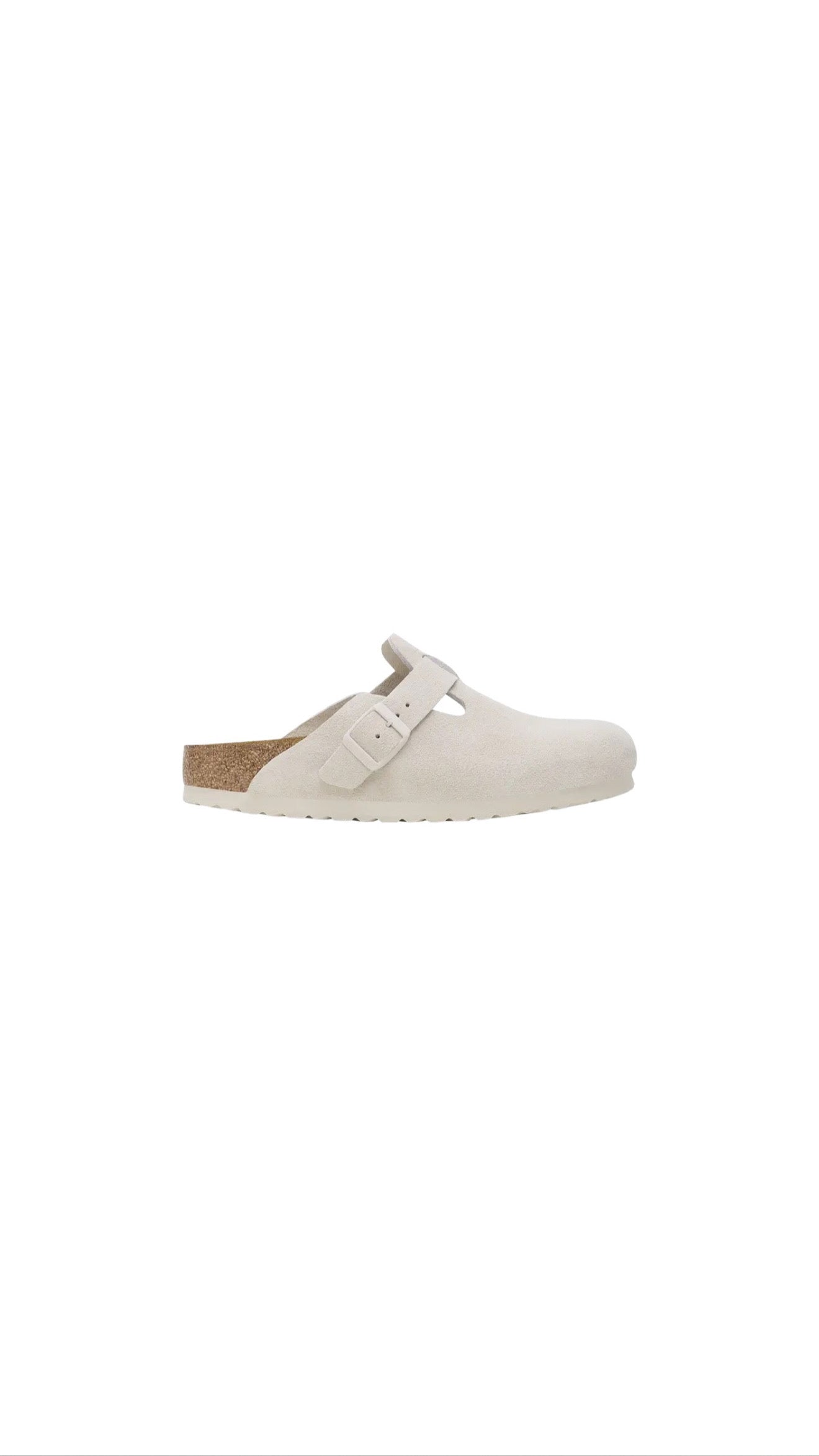 Birkenstock Boston 'Antique White'